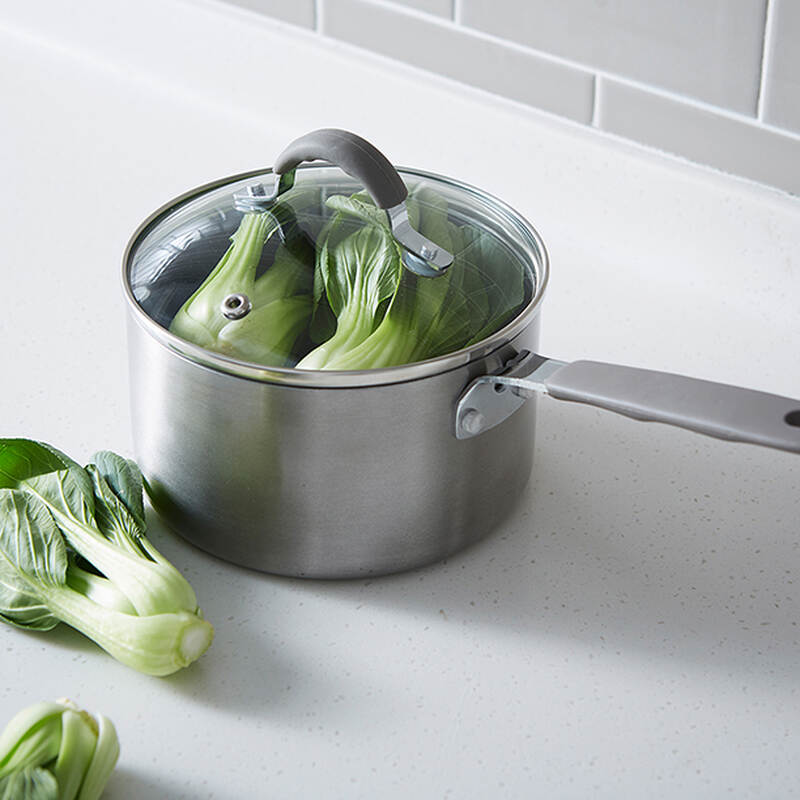 Nồi Sâu Lòng Locknlock Handycook Có Tay Cầm Và Nắp Đậy 14Cm - Màu Xám - LHD1141, , large image number null